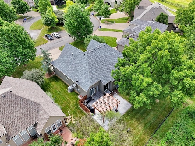 14780 S Glen Eyrie St, Olathe, KS 66061 - aerial perspective of suburban area