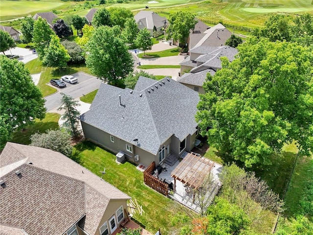 14780 S Glen Eyrie St, Olathe, KS 66061 - aerial perspective of suburban area featuring a local golf course