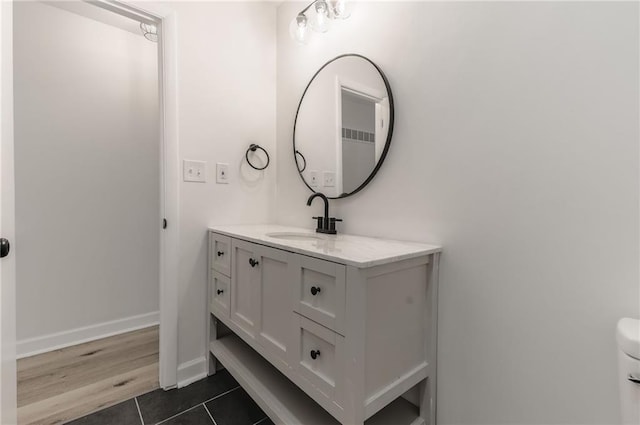 1101 SW Kingscross Rd, Blue Springs, MO 64014 - bathroom with vanity and tile patterned floors