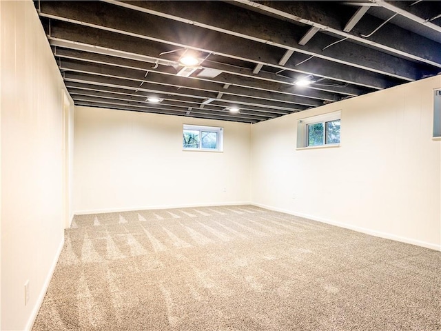 10013 Benson St, Overland Park, KS 66212 - below grade area with carpet and plenty of natural light