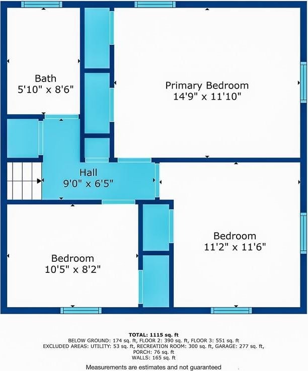 10013 Benson St, Overland Park, KS 66212 - view of property floor plan