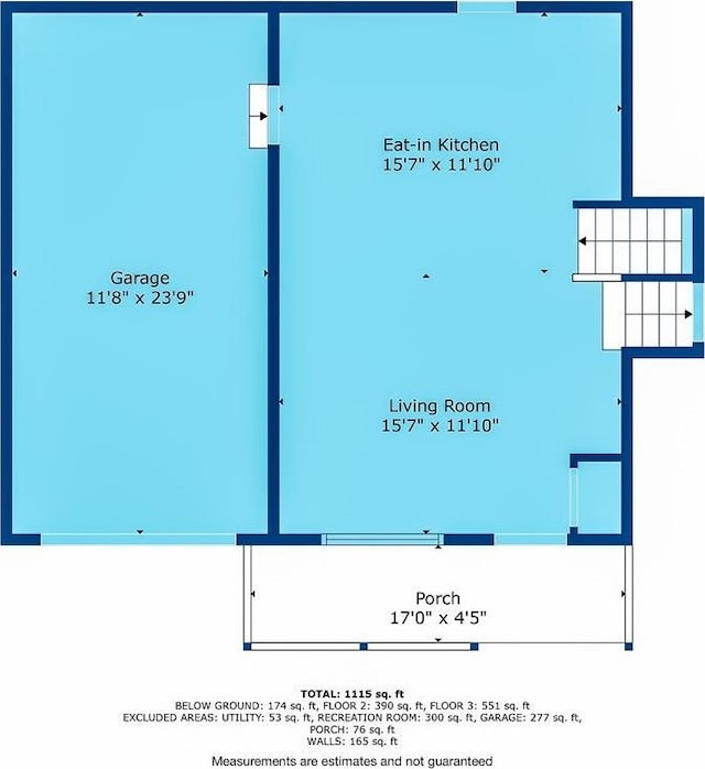 10013 Benson St, Overland Park, KS 66212 - view of floor plan / room layout