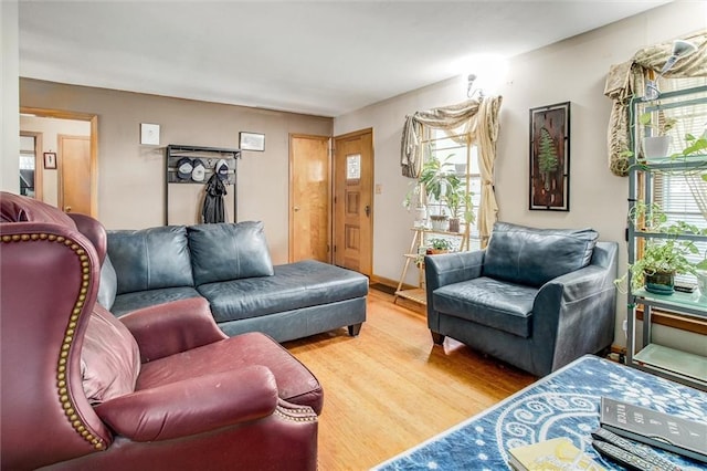 3021 Appleton Ave, Independence, MO 64052 - living area with wood finished floors