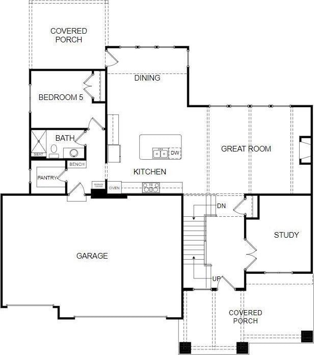 3409 W 187th St, Overland Park, KS 66085 - view of home floor plan