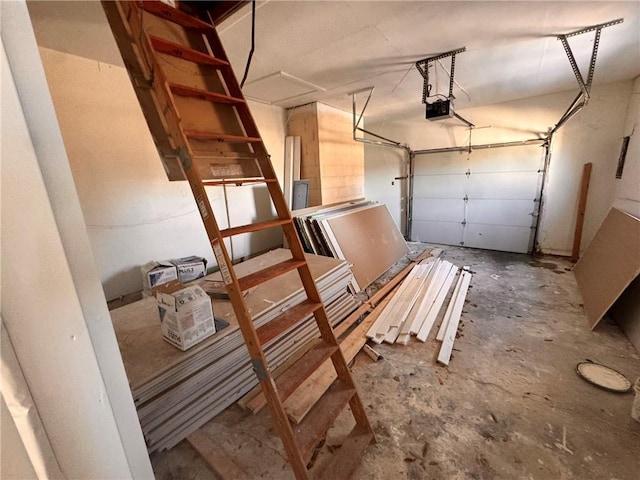 3649 S Park Ave, Independence, MO 64052 - garage featuring a garage door opener