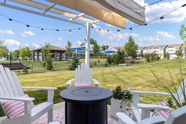 3726 SW Walsh Dr, Lees Summit, MO 64082 - view of patio / terrace featuring a residential view