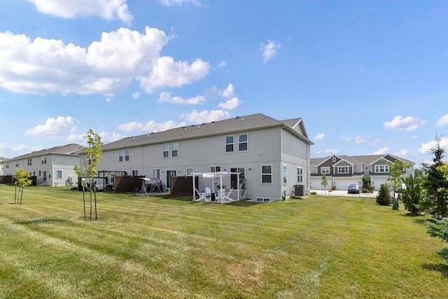 3726 SW Walsh Dr, Lees Summit, MO 64082 - back of property featuring a residential view and a yard