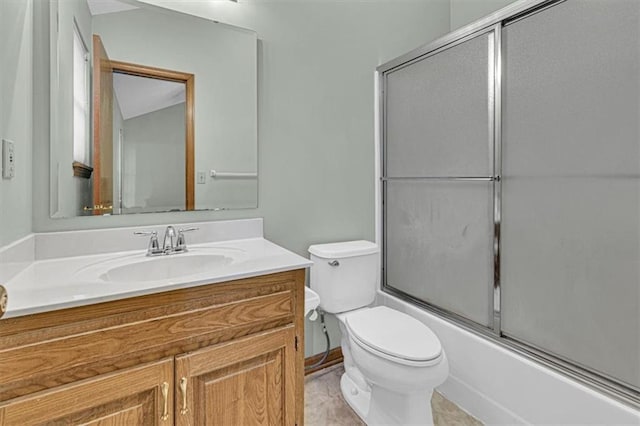 21213 W 51st Ter, Shawnee, KS 66218 - bathroom with vanity and enclosed tub / shower combo