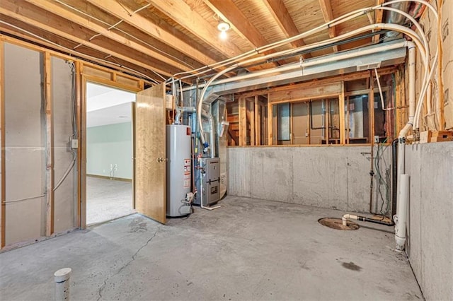 21213 W 51st Ter, Shawnee, KS 66218 - unfinished below grade area with water heater and heating unit