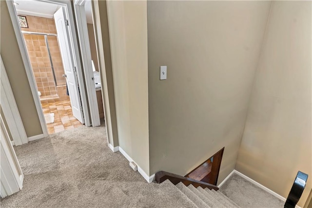 27 W Bannister Rd, Kansas City, MO 64114 - corridor with carpet floors and baseboards