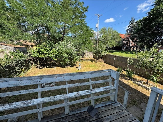 5647 Wayne Ave, Kansas City, MO 64110 - view of fenced backyard