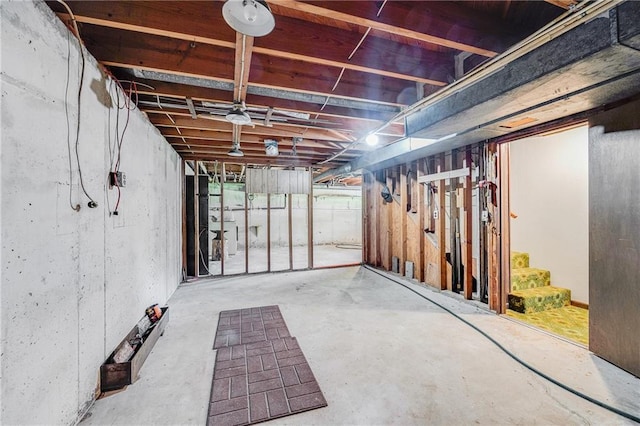 561 SW County Road O, Holden, MO 64040 - below grade area featuring stairway