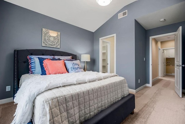 2416 W 177th St, Overland Park, KS 66085 - bedroom with light colored carpet and lofted ceiling