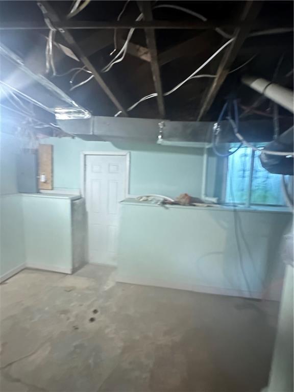 2209 E 72nd St, Kansas City, MO 64132 - unfinished basement with electric panel
