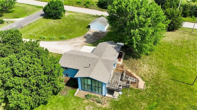 596 E 1732nd Rd, Baldwin City, KS 66006 - view from above of property