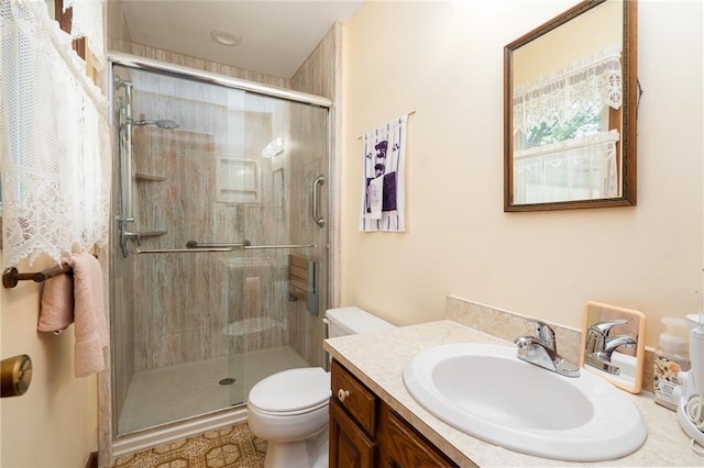 596 E 1732nd Rd, Baldwin City, KS 66006 - bathroom with vanity and a shower stall