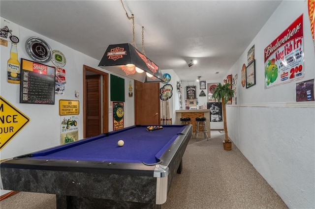 596 E 1732nd Rd, Baldwin City, KS 66006 - playroom with a dry bar, pool table, and carpet floors