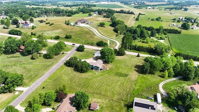 596 E 1732nd Rd, Baldwin City, KS 66006 - aerial view of property's location featuring rural landscape