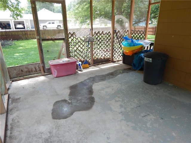2031 Spruce St, Leavenworth, KS 66048 - view of unfurnished sunroom