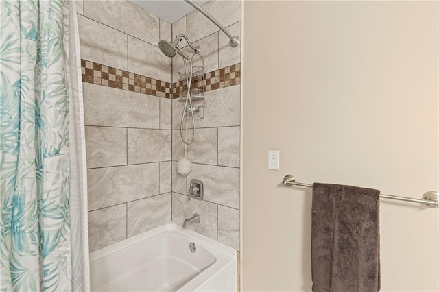 1306 Ruby St, Carrollton, MO 64633 - full bathroom with shower / bathtub combination with curtain