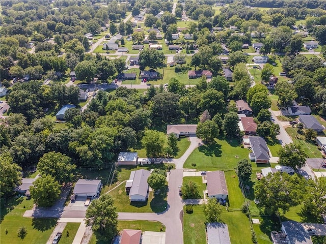 1306 Ruby St, Carrollton, MO 64633 - aerial view of property's location with nearby suburban area