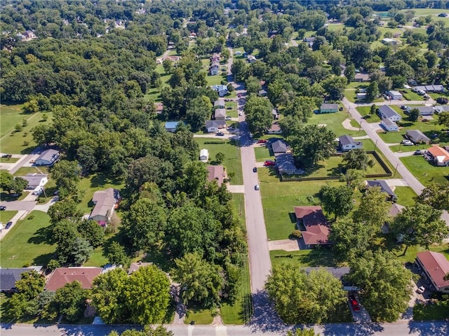 1306 Ruby St, Carrollton, MO 64633 - aerial perspective of suburban area