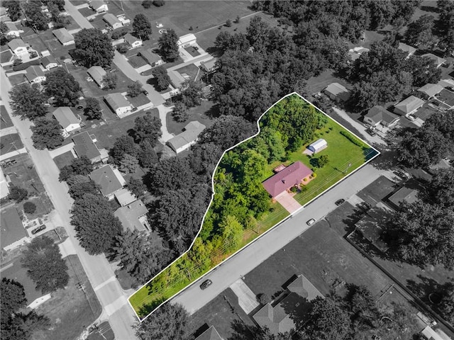 1306 Ruby St, Carrollton, MO 64633 - view of property location featuring property parcel outlined