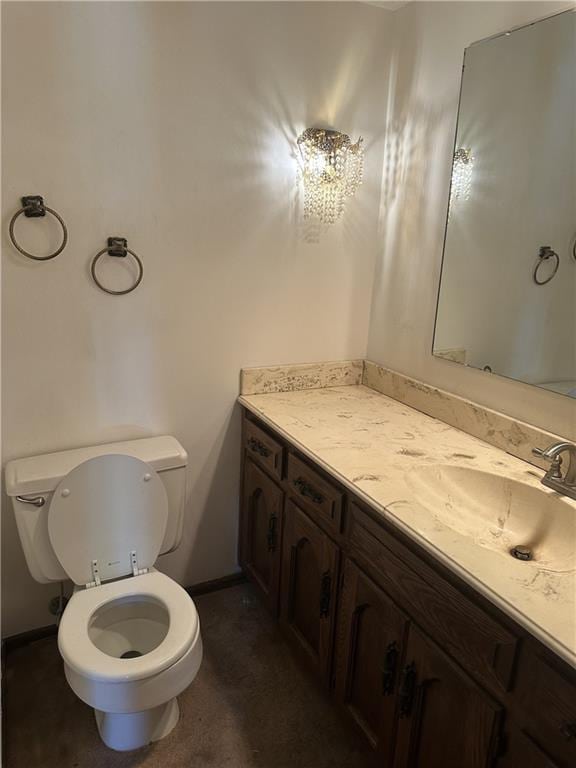7908 E 96th St, Kansas City, MO 64134 - half bathroom with toilet and vanity