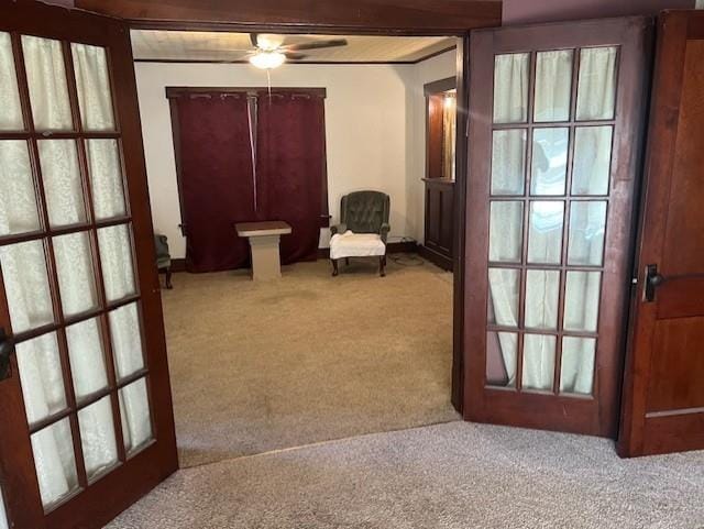 1110 W Main St, Chanute, KS 66720 - hall with carpet