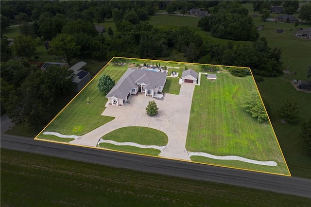 1702 Cedar Ridge Rd, Parsons, KS 67357 - view of subject property featuring property parcel outlined
