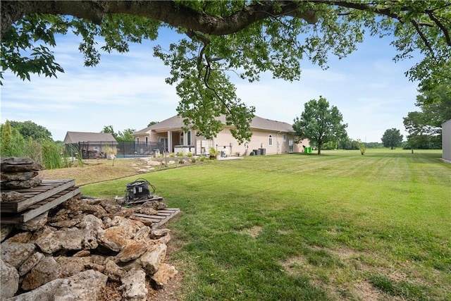 1702 Cedar Ridge Rd, Parsons, KS 67357 - view of yard