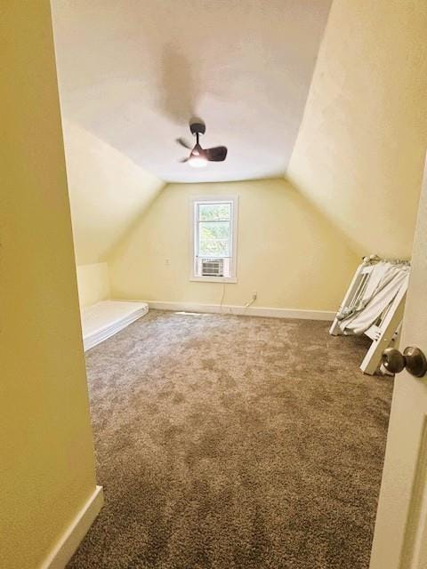 621 N 3rd St, Burlington, KS 66839 - additional living space with lofted ceiling and carpet floors