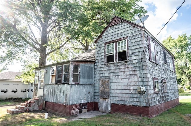 615 Mill St, Neodesha, KS 66757 - view of property exterior with crawl space