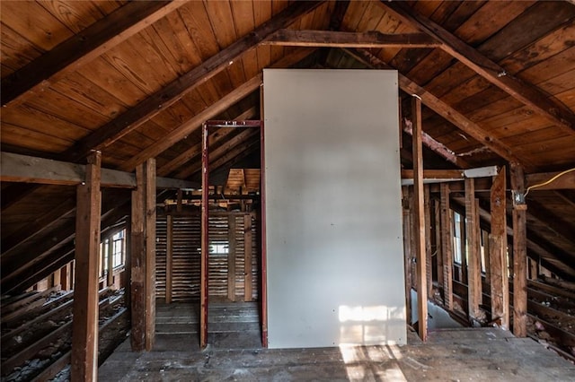 615 Mill St, Neodesha, KS 66757 - view of unfinished attic