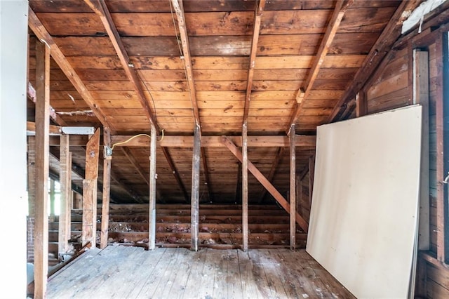 615 Mill St, Neodesha, KS 66757 - view of unfinished attic