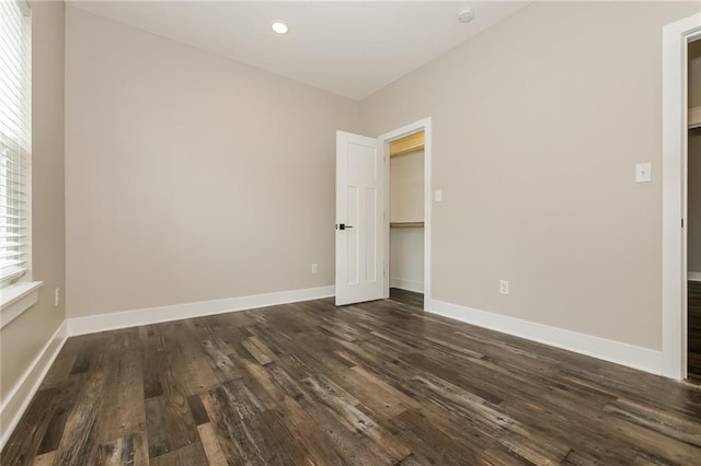 15904 E Cogan Ln, Independence, MO 64050 - spare room with dark wood finished floors and recessed lighting