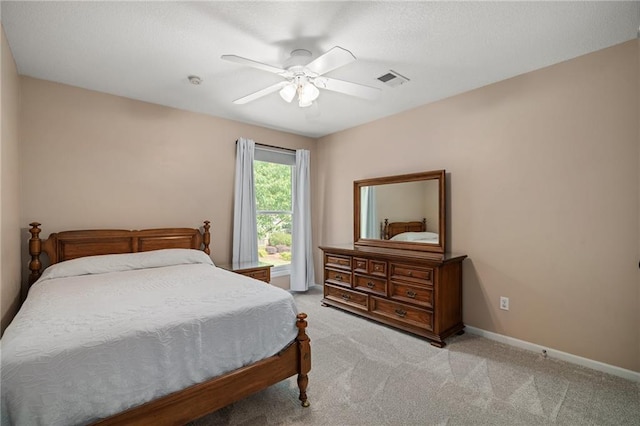 508 Ambersham Dr, Lees Summit, MO 64081 - bedroom featuring light carpet and ceiling fan