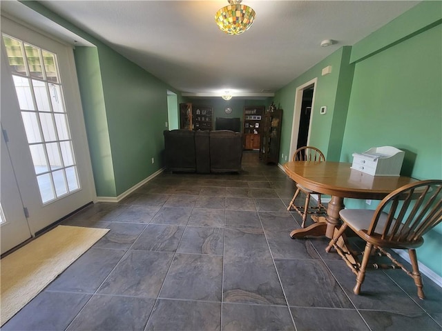 19823 74th St, Mclouth, KS 66054 - dining space featuring plenty of natural light and a chandelier