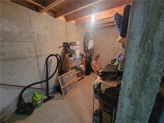 19823 74th St, Mclouth, KS 66054 - view of unfinished basement