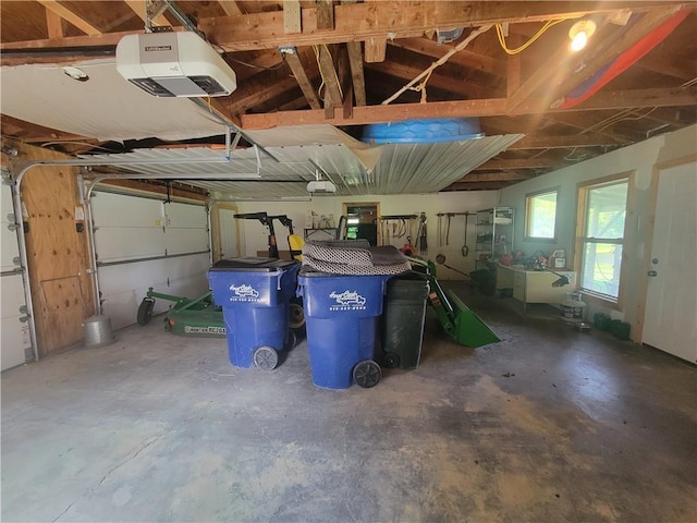 19823 74th St, Mclouth, KS 66054 - garage with a garage door opener