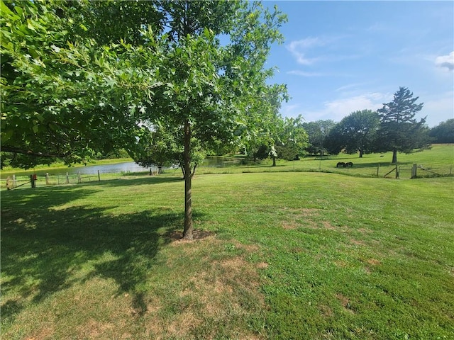 19823 74th St, Mclouth, KS 66054 - view of yard featuring a water view