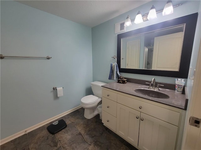 19823 74th St, Mclouth, KS 66054 - full bath with vanity, an enclosed shower, and stone finish flooring