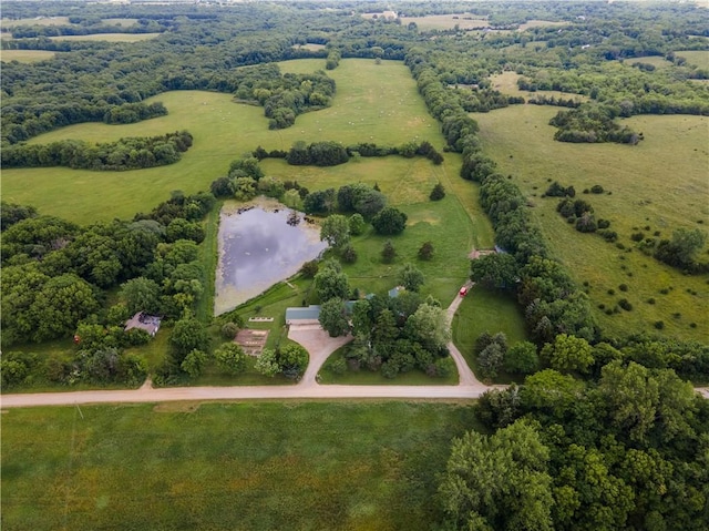 19823 74th St, Mclouth, KS 66054 - view of property location with rural landscape and a nearby body of water