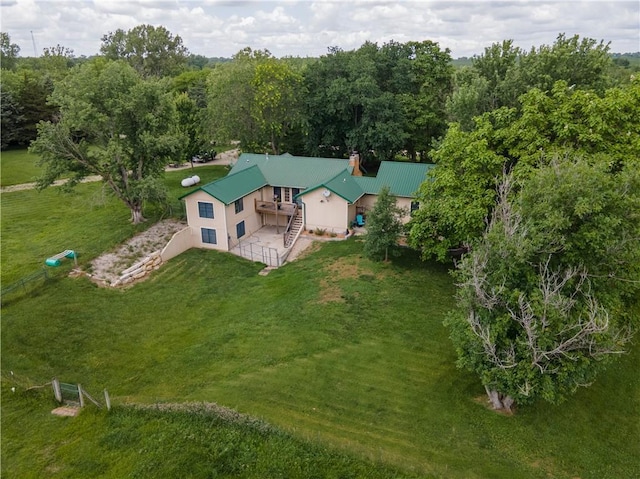 19823 74th St, Mclouth, KS 66054 - view from above of property
