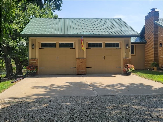 19823 74th St, Mclouth, KS 66054 - garage with gravel driveway