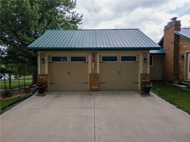 19823 74th St, Mclouth, KS 66054 - garage with concrete driveway