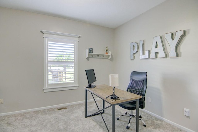 16324 S Locust St, Olathe, KS 66062 - office area featuring carpet floors and baseboards