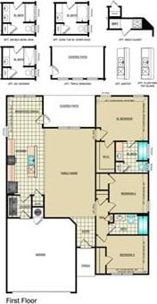 550 W Fountain St, Gardner, KS 66030 - view of property floor plan