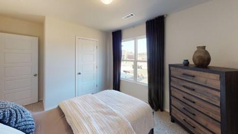 550 W Fountain St, Gardner, KS 66030 - bedroom with light carpet and a closet