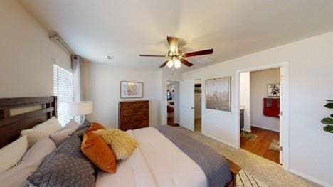 550 W Fountain St, Gardner, KS 66030 - bedroom with a ceiling fan